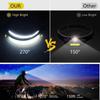 USB Rechargeable LED Sensor Headlamp XPE+COB Headlight Head Torch Work Light Waterproof Headlamp for Fishing Camping Lantern