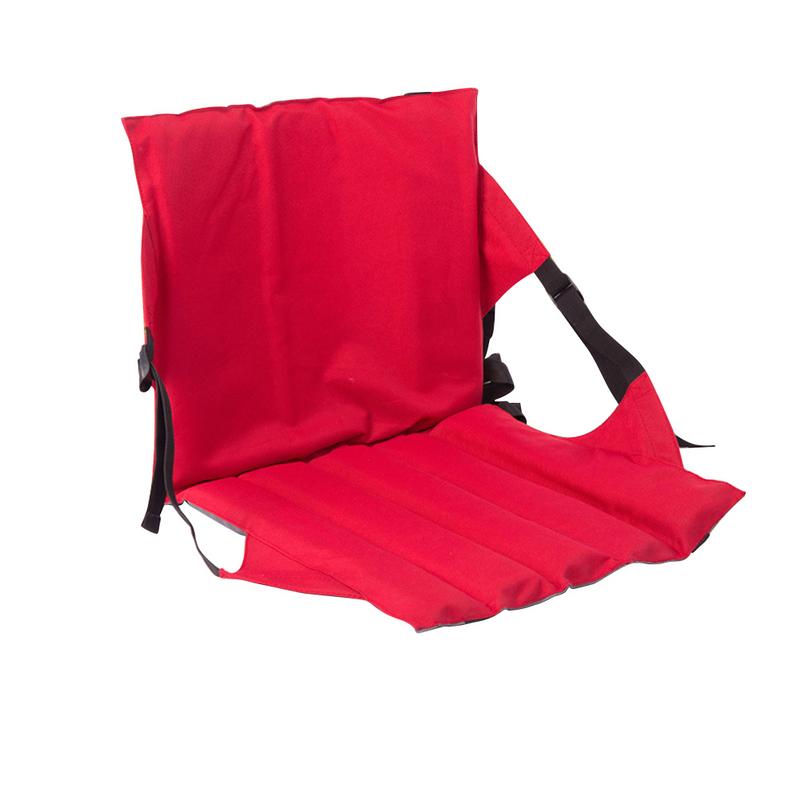 Portable Camping Chair Mat Foldable Backrest Cushion Lightweight Outdoor Garden Single Lazy Chair Picnic Stadium Seats Chairs