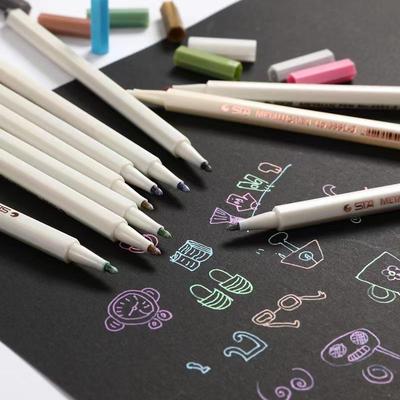 STA 6551 Acrylic Paint Marker Pen Set for DIY & Photo Albums