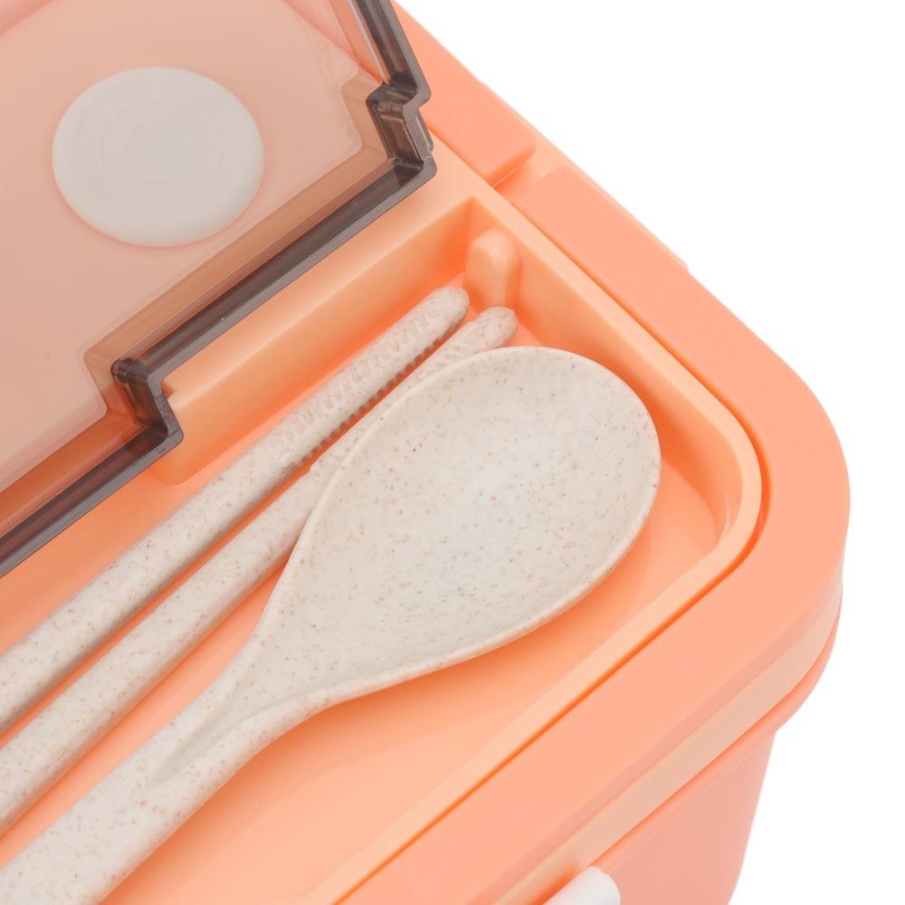 3 Compartment Compartment Lunch Box 1500ml Thermal Lunch Box Portable Food Container  For Camping