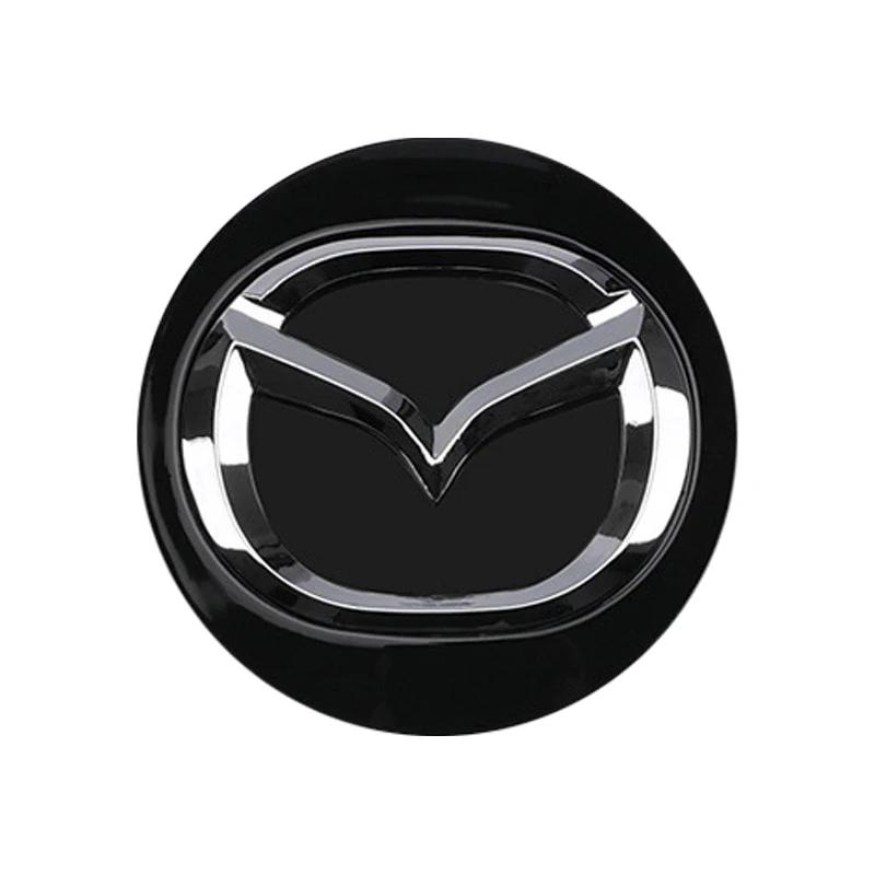 4Pcs 56mm Wheel Center Hub Caps Replacement Wheel Hub Emblem for Mazda CX8 MS SPEED CX60 CX50 3 Atenza Axela CX-3 CX-4 CX-5 CX7