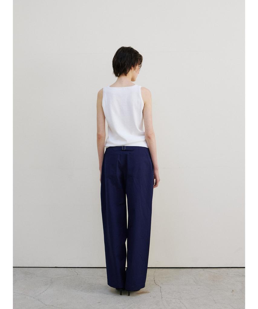 Ninnis Tie Sleeveless Knit Top (White)