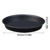  Matte Black Flower Pot Saucers Durable Plastic Plant Drip Trays For Home And Garden Planting Use 13.6inch Diameter