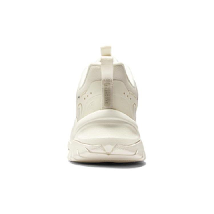 Skechers Street Mesh Fabric Versatile Simple Shock Absorbing Durable Breathable Low Top Casual Shoes Women Sneaker Off-White 177593-OFWT