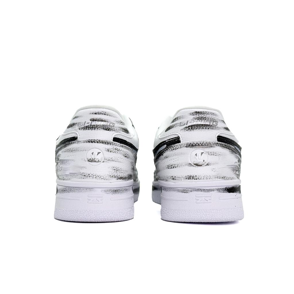Li Ning Tianji Sharp Edge Low top Skateboard Shoes Unisex Black White New AGCU095-5(Team1745-)