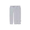 Li Ning Badfive Basketball Series Solid Color Lace-Up Loose Fit Cuffed Knit Sports Pants Men bottoms Gray AKLS117-1