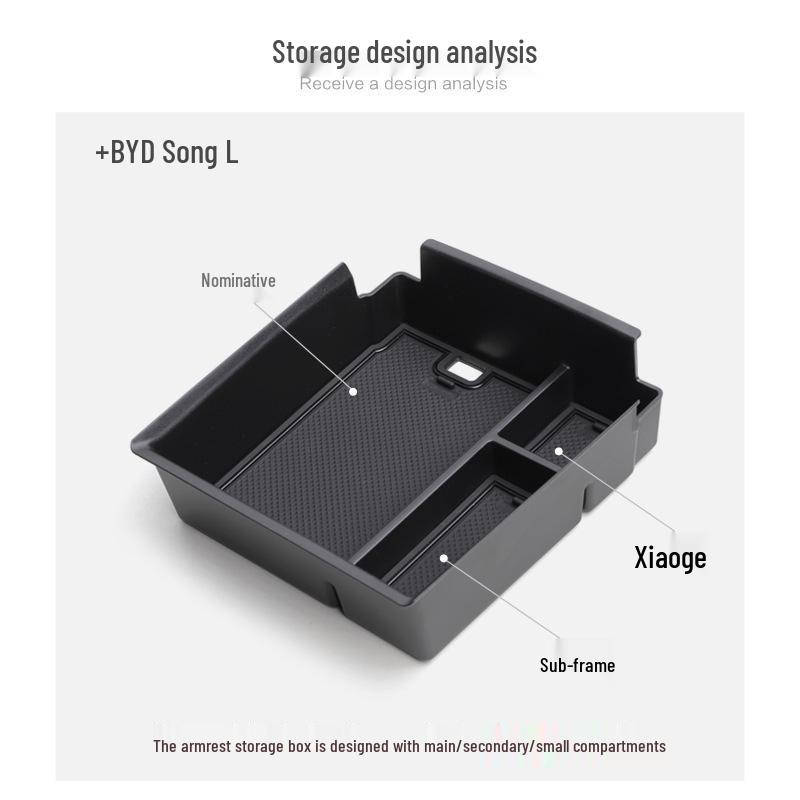 BYD Song L Armrest Storage Organizer for Center Console