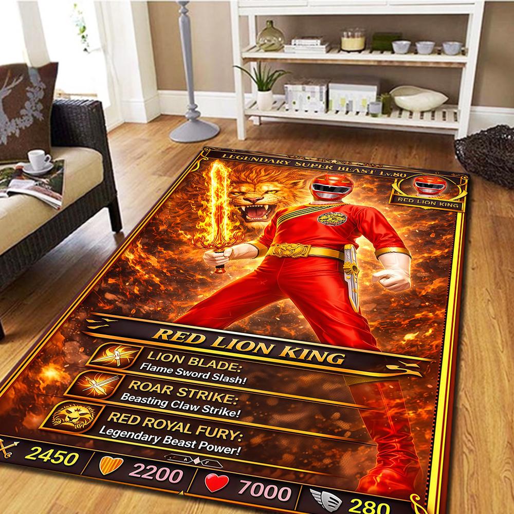 Super Sentai Digital Print Carpet, Living Room Floor Mat, Bedroom Decorative Rug, Movie Play Mat -HYQ97