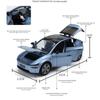 1/32 Tesla Model Y 2026 SUV Alloy Car Model Diecasts Metal New Energy Vehicles Car Model High Simulation Sound and Light Kids Toy Gift