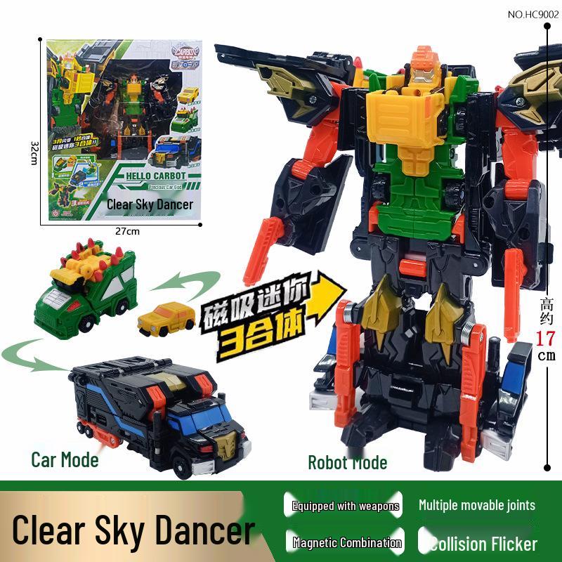 Kabo Car God: Rescue League Transformer Firefighting & Medical Robot Toy Set for Boys