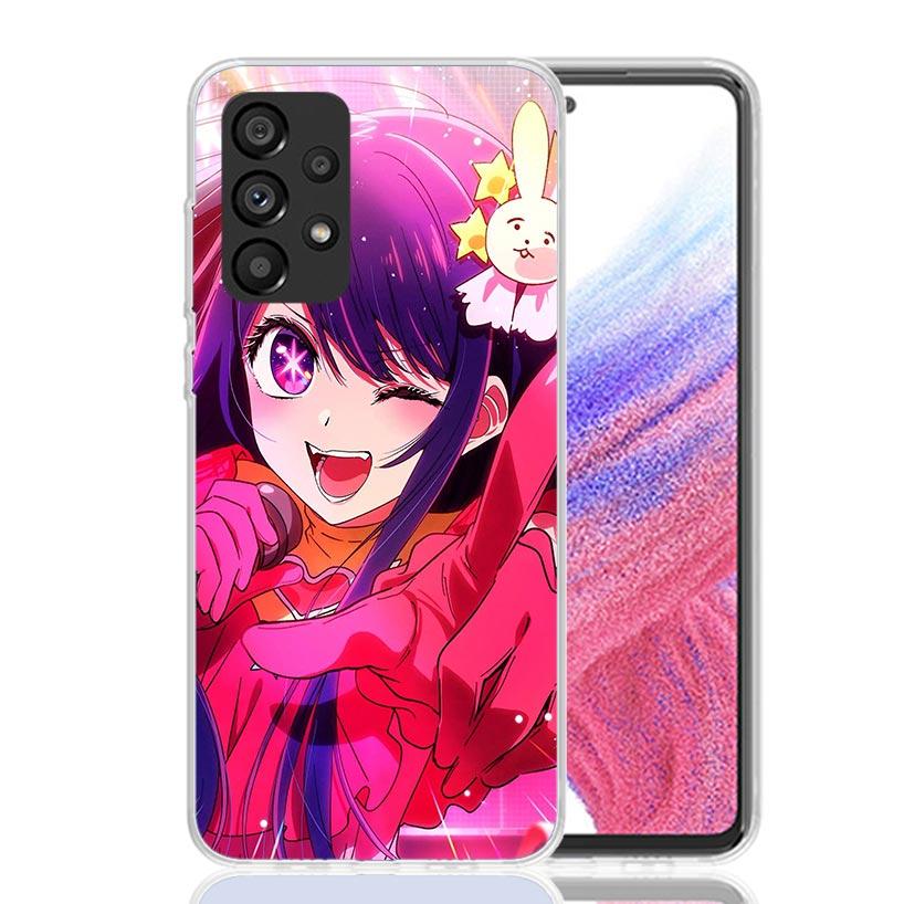 Oshi No Ko Phone Case For Samsung Galaxy A52 A32 A22 A12 A02S A50S A30S A51 A31 AA71 Note 20 Ultra 10 S10 Plus Galaxy A52 A42 A3