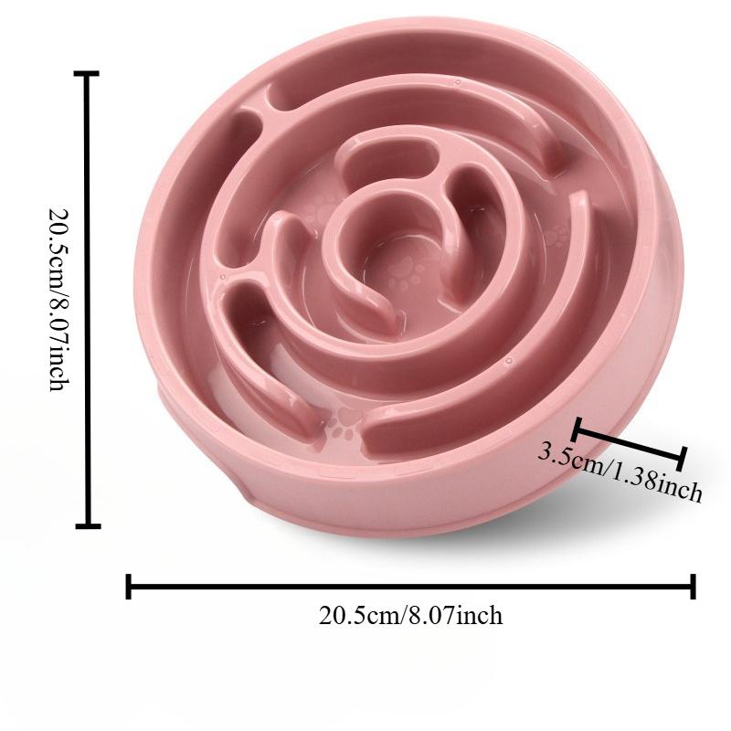 1Pcs Pet Cat and Dog Slow Food Tray Products Anti-choking Disc Licking Utensils Safety Material Energy Consumption