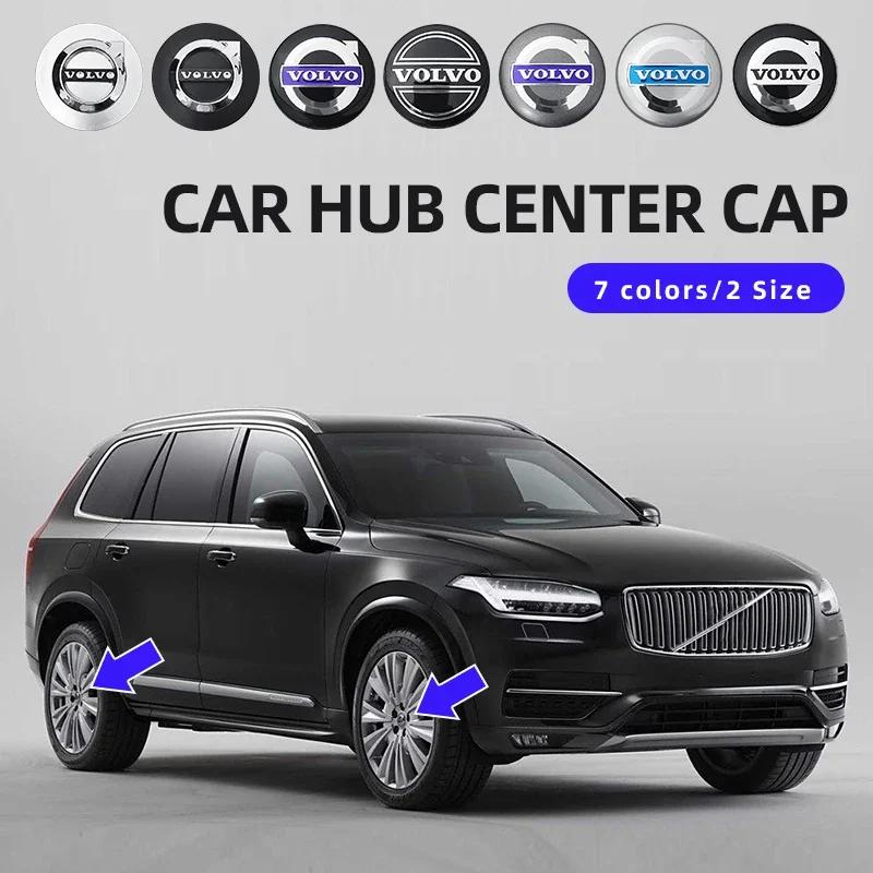4 peças 64mm Calota Central de Roda Volvo Tampa de Cubo Emblema Adesivo Acessórios para Carro Para Volvo S40 S60 S80L XC60 XC90 V40 V60 V50 V90