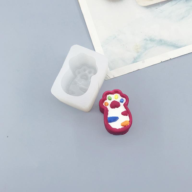 Mini Silicone Cat Paw Mold – Pinchable & Cute for Handmade Crafts