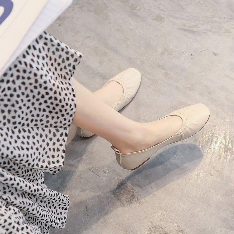 Doudou shoes casual women's work soft-soled shoes super soft flat-soled single shoes grandma shoes office workers pregnant women soft-soled small 