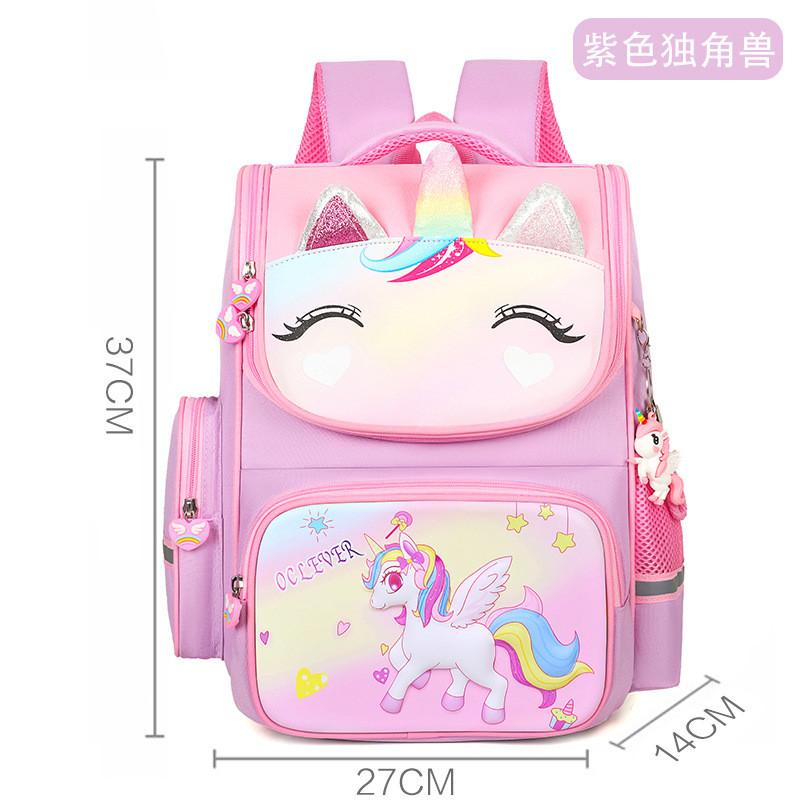 Girls Charming Lightweight School Backpack With Cute Unicorn And Styles Princess