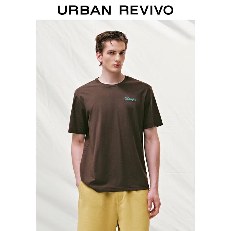 

UR Men s Casual Letter Embroidered T-Shirt