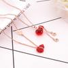 Zodiac Lucky Money Bag Titanium Steel Gold Gourd Red Rope Bracelet