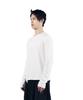 AAKAM Cross Patch Long Sleeve (White)