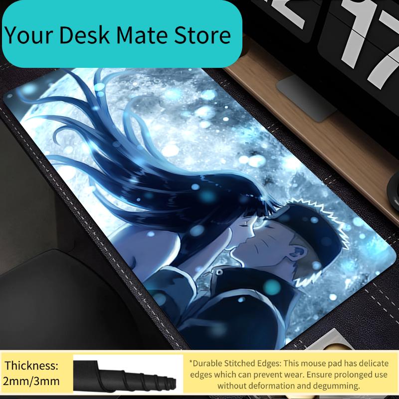Mouse Pad Naruto Hyuuga Hinata Larger XXL Speed Mini Pc Computer Keyboard Desk Mat Laptop Gaming Accessories HD Mousepad