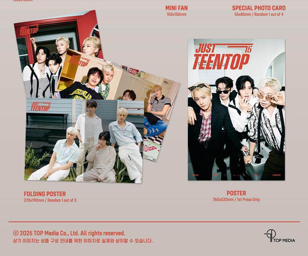 (CD ver.) TEEN TOP [Just 15, Just Teen Top] 10th Mini Album