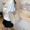 Casual Tote Bag New One-shoulder Crossbody Handbag for Women with Large Capacity Literary and Artistic Students Simple Personality and Beautiful Bag
