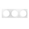 Tredobbelt deksel - Fibaro - Walli - Hvit - Plast - 3 posisjoner