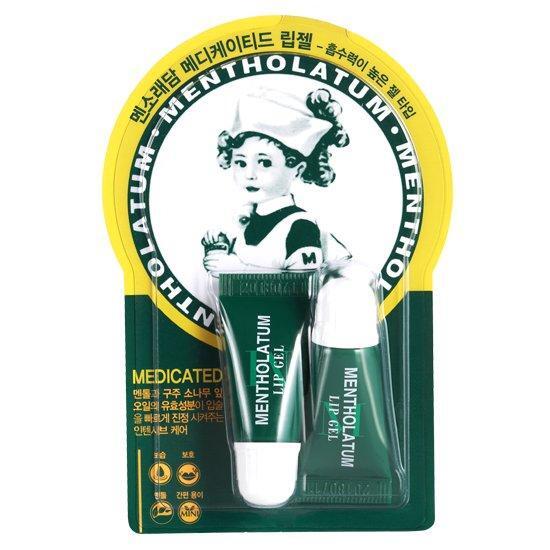 MENTHOLATUM Medicated Lip Gel Twin Pack 3.5g X 2
