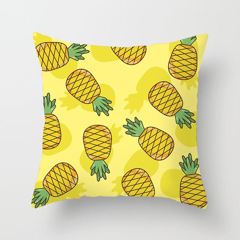 Cartoon Fruit Digital Printing Car Pillow Cushion Home Soft Decoration