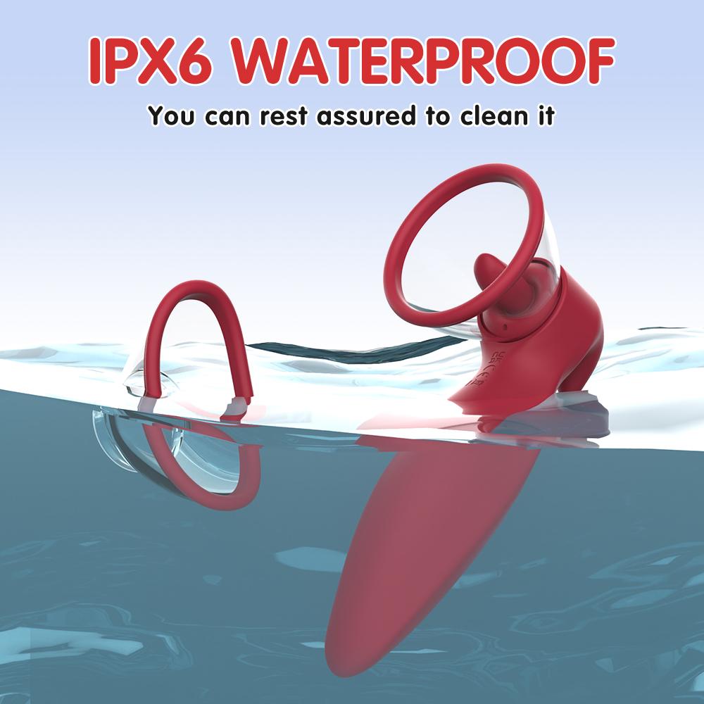 Klitoris-Sauger-Vibrator Zungenlecken Nippel Vagina-Massagegerät Klitoris-Stimulator Weibliche Masturbation Sexspielzeug für Frauen Erwachsene 18