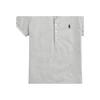 Polo Ralph Lauren SS24 Solid Color Logo Embroidered Pullover Short Sleeve Polo Shirt Women tops Gray 211870245-015