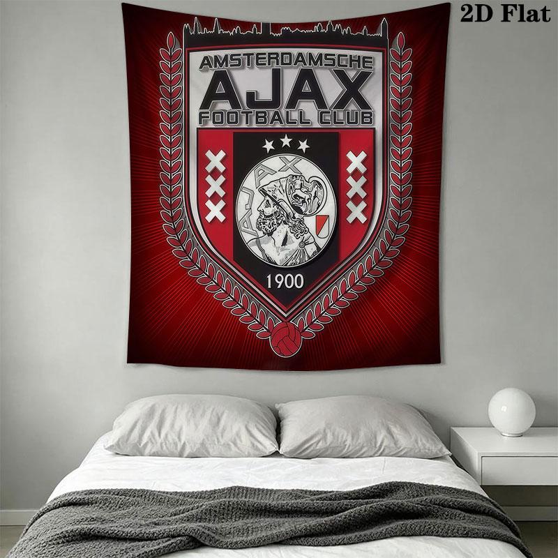 AFC Ajax Poster Wall Hanging Printed Fabric Blanket Decorative Tapestries for Bedroom Living Room Home Decor