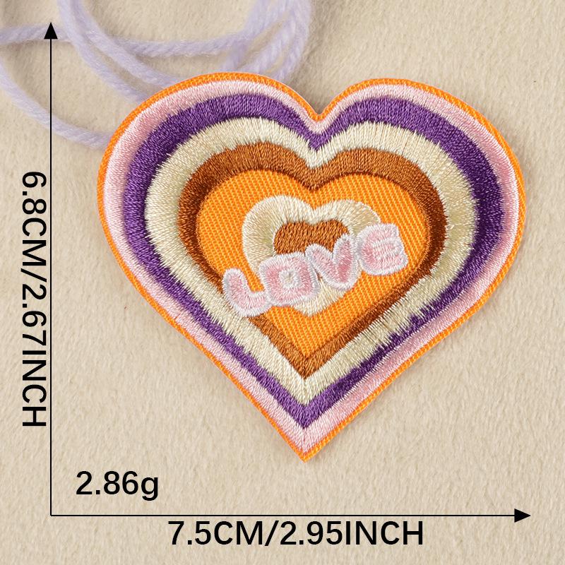 Regnbue Broderi Klistremerke Merke - Kles Tilbehør Patch