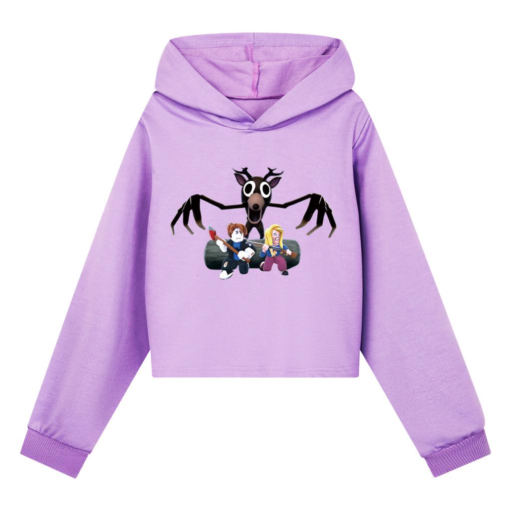 

Дитячі Дівчатка 99 Ночей у Лісі Принтовані Повсякденні Толстовки з Довгими Рукавами та Капюшоном 140cm фіолетовий