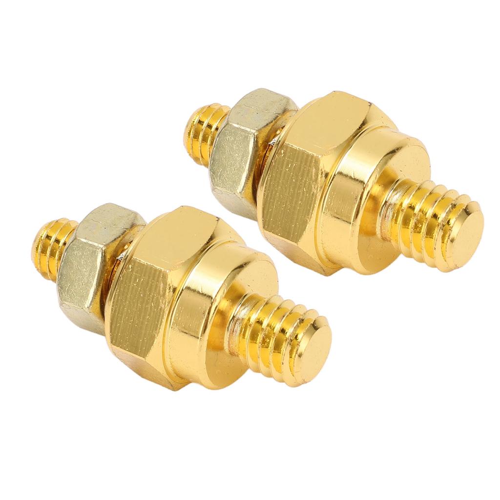 2 Pcs Battery Terminal Adapters Brass Battery Terminal Adapters Side Post Charging System Bolt