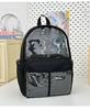 Schoolbag student female new large-capacity two-dimensional versatile backpack commuter baby bag transparent schoolbag backpack pain bag