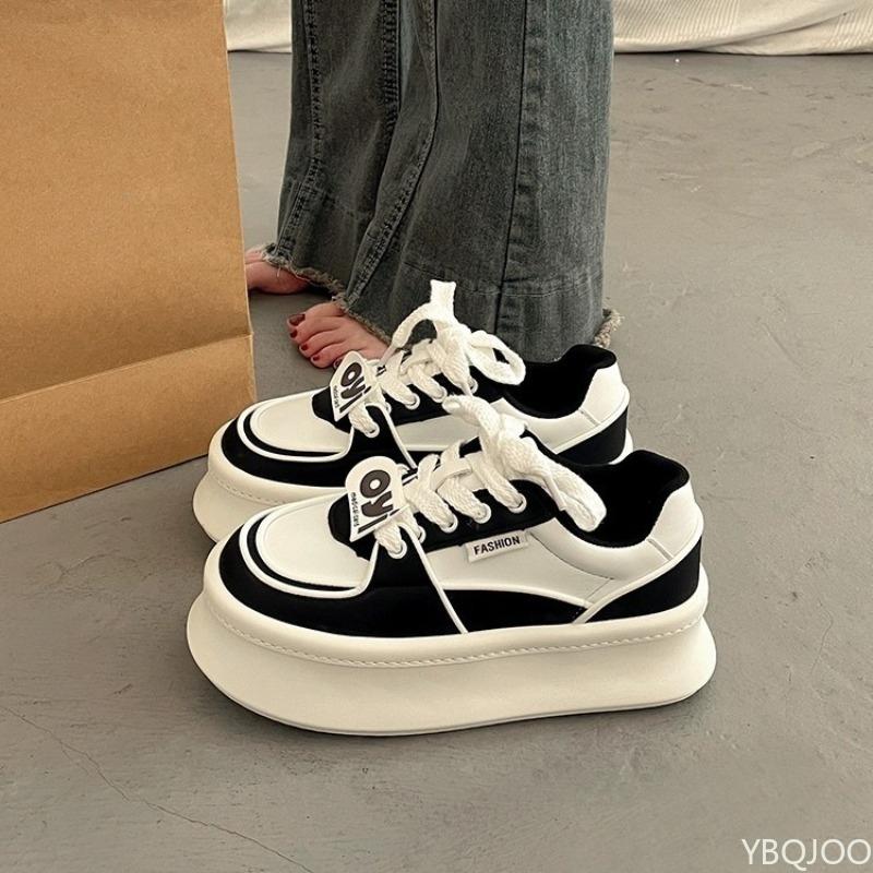 Spring new Fashionable versatile Women Heighten Shoes Casual comfortable Sneakers Trend Comfortable Platform Vulcanized Shoes