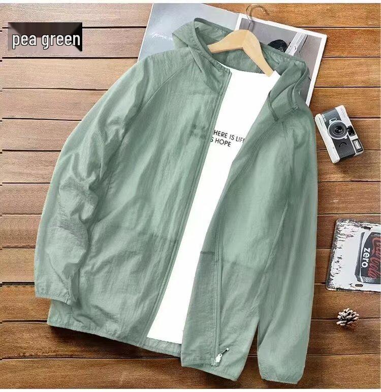 Unisex Summer UV-Protective Windbreaker: Breathable, Cool, Long-Sleeved Jacket for Outdoor Sun Protection