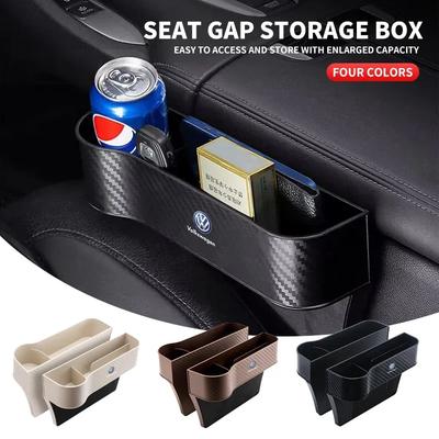 Pour Volkswagen Organisateur d'Espace de Siège Auto Boîte de Rangement Multifonction Porte-Gobelet Pour Volkswagen VW RLine Golf Amarok ID3 Tiguan GTI Ca
