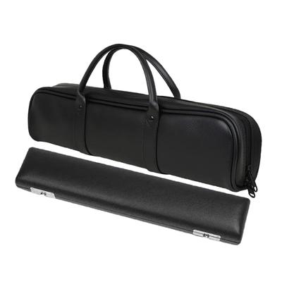 PU Leather Flute Storage Case Flute Box Flute Protective Handbag 16/17 Holes Flute Bag Dustproof Flute Carrying Case
