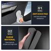 LHD RHD Car Anti-kick Pad Suede Leather Carbon Pad Accessories Door Protect For Mazda 3 Axela      2024 2025