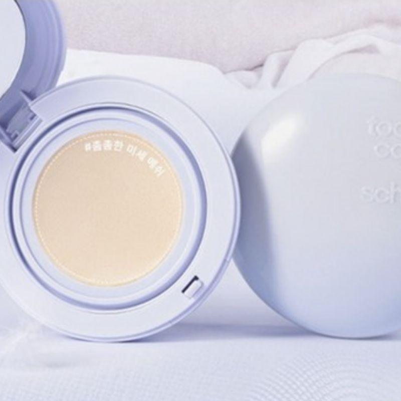 too cool for school Air Fit Cushion Foundation Set (12g + 12g Refill)