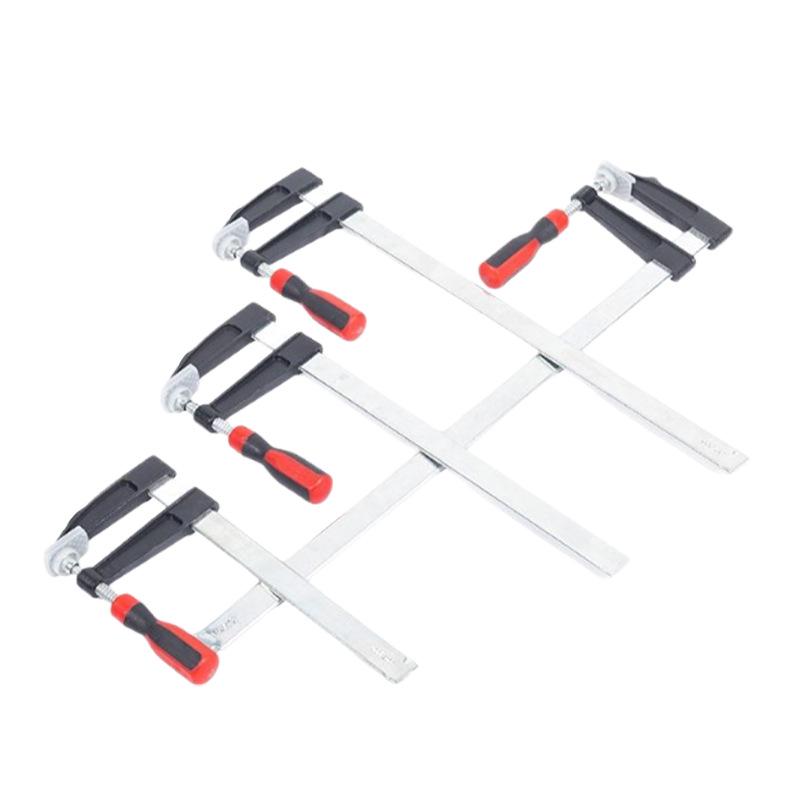 Heavy-Duty F-Type Woodworking Quick Clamp Malleable Iron Multi-Function Fixture