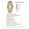Unique Design Gold Women Bracelet Watches Luxury Elegant Wrist Watches For Ladies Full Diamond Women Quartz Wristwatches
