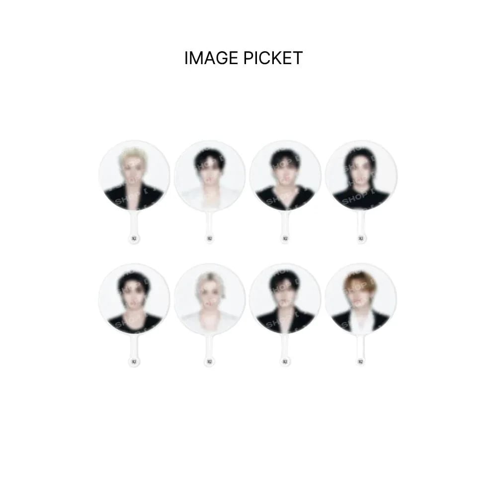 [Vroege Toegang] Officiële Stray Kids Wereldtournee RUN IT SEOUL MD 045 Type: IMAGE PICKET / Type2: Wolf chan white