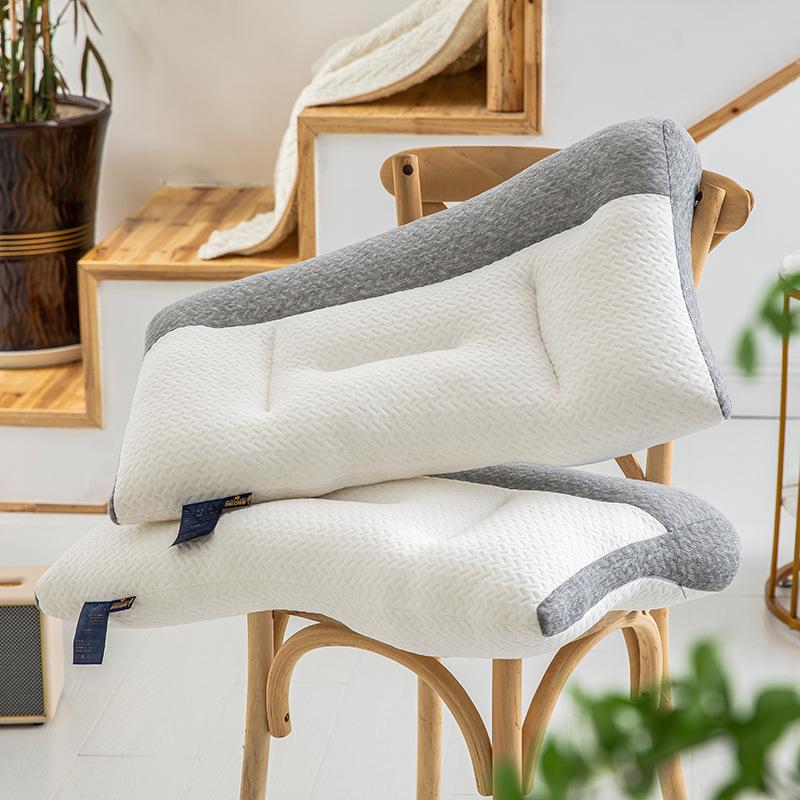 

Вязаная подушка из соевого волокна, подушка для защиты шеи, пара наполнителей для подушек для дома, отеля и проживания в семье 48 * 74 CM