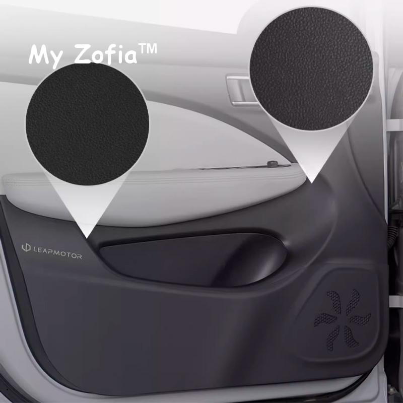 For Leapmotor T03 2023 2024 2025 Car Door Anti-kick Sticker Mat Side Door Glove box Anti-scratch Protective Stickers Accessories