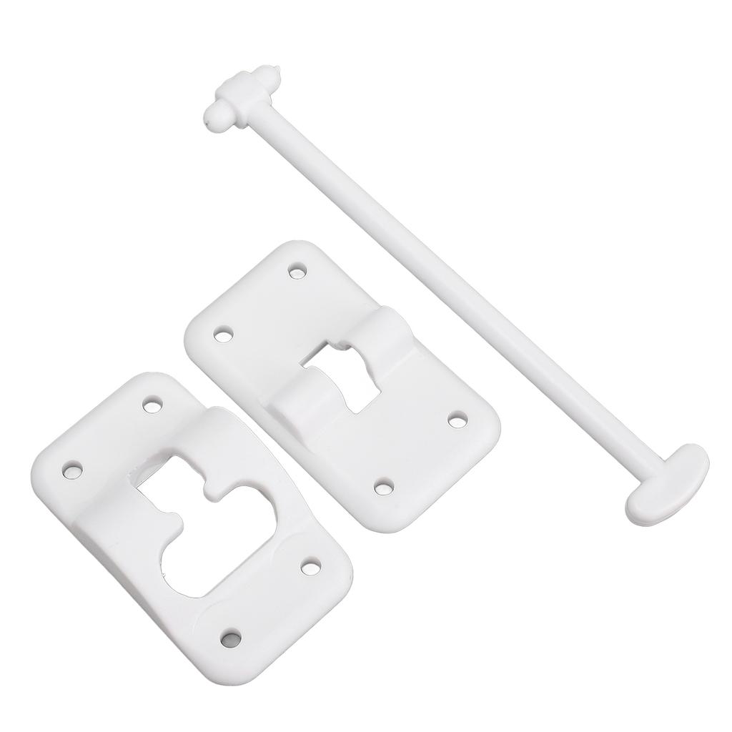 4 Sets 6 Inch T Style Door Holder Catch Entry Latch Stopper with Bumper Posts and Mounting Screws for RV Travel Trailer