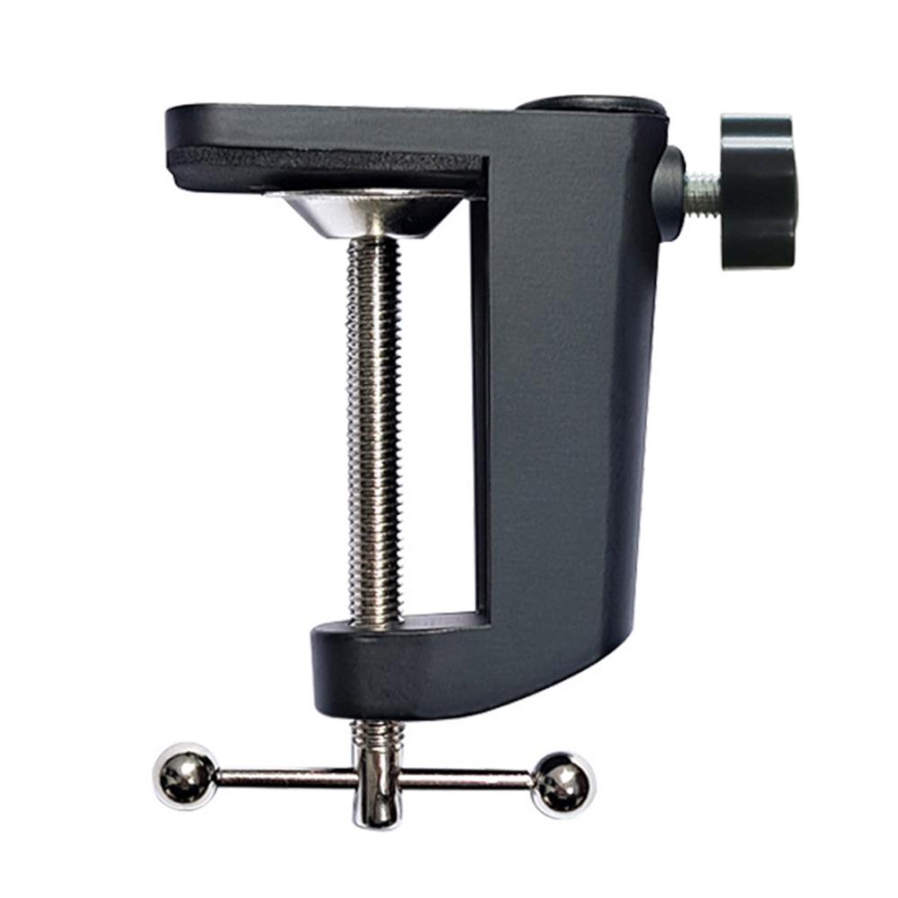 Aluminum Allo Adjustable Desk Lamp Fixed Base Clamp Holder Clip With Stainless Steel Swing For DIY Hose Table Lamp