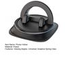 Dashboard Phone Holder 360 Degrees Rotatable Mobile Phone Stand Hands-free Navigation Car Mount with Clip-On Silicone Base